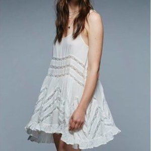 Free People Voile & Lace Trapeze Slip Dress